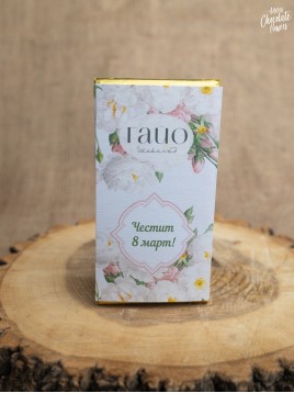 Шоколадови картички ГАЙО "Бели рози"