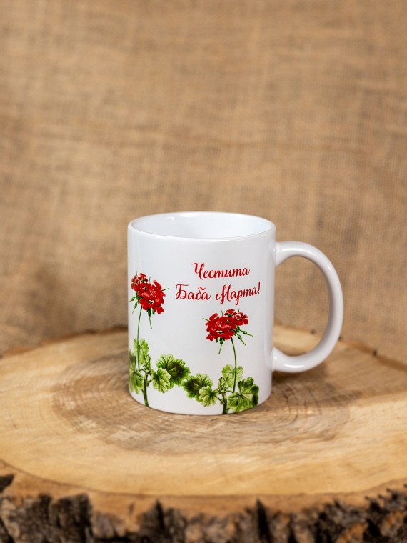 Порцеланова чаша "Мартенски букет"